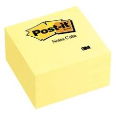 Post-it 3M  bloc cube jaune 76 x76