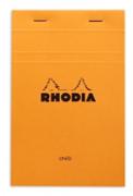 BLOC RHODIA N°14  5X5 Orange