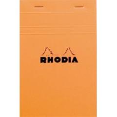 BLOC RHODIA N°16  A5 5x5  orange
