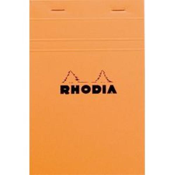 BLOC RHODIA N°16  A5 5x5  orange