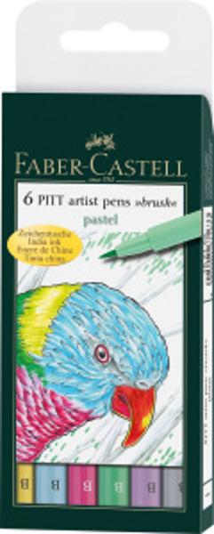FEUTRES PITTartist pen pastel x 6