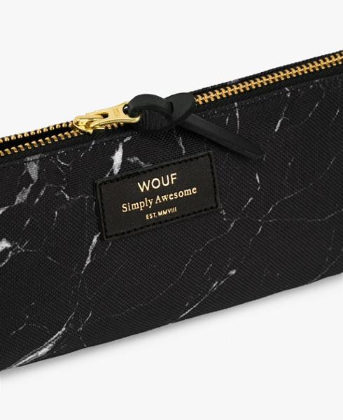 PENCIL CASE Black Marble WOUF